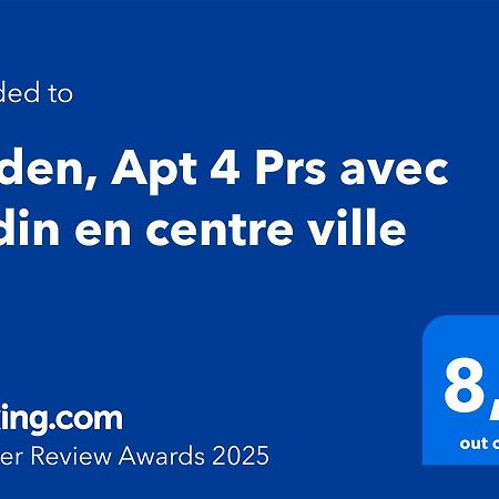 L'Eden, Apt 4 Prs Avec Jardin En Centre Ville Дижон Экстерьер фото